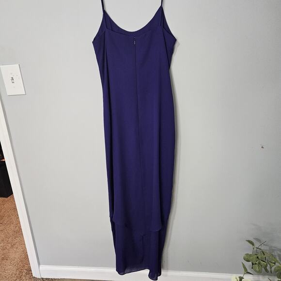 Lillie Rubin Purple Evening Formal Maxi Two Piece Dress Cardigan Size 8 Occasion - Picture 6 of 16
